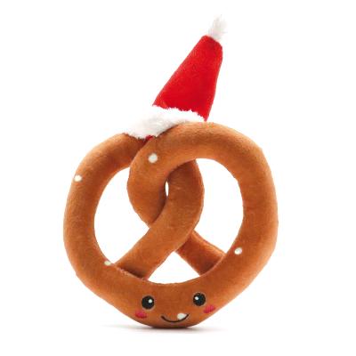 Jouet pour chien : Bretzel de Noël 25cm